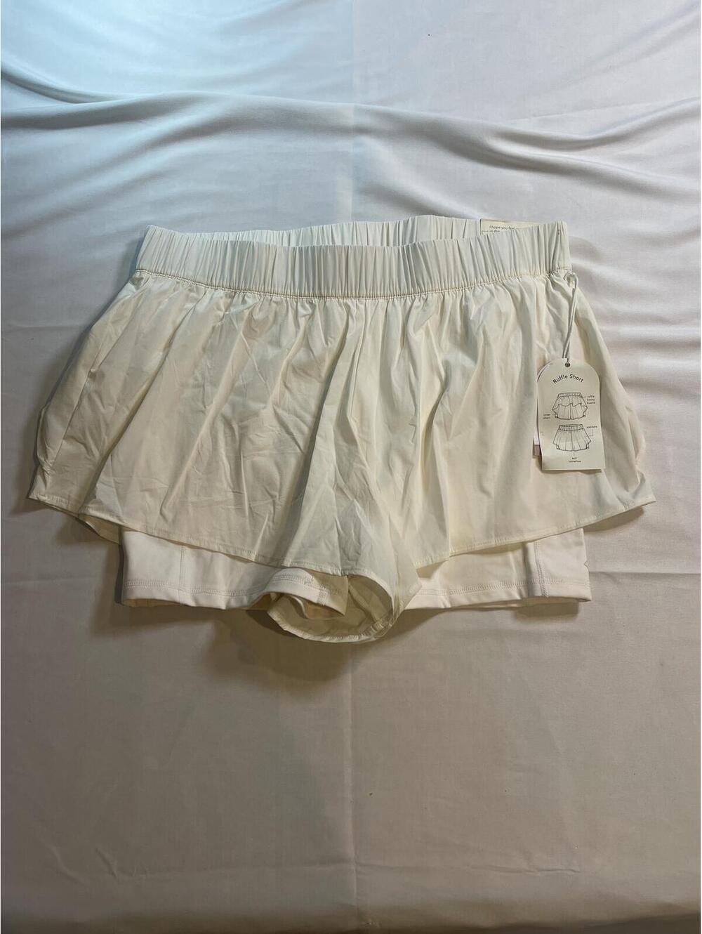 Women’s XL BLogilates Ruffle Shorts with Built in Shorts